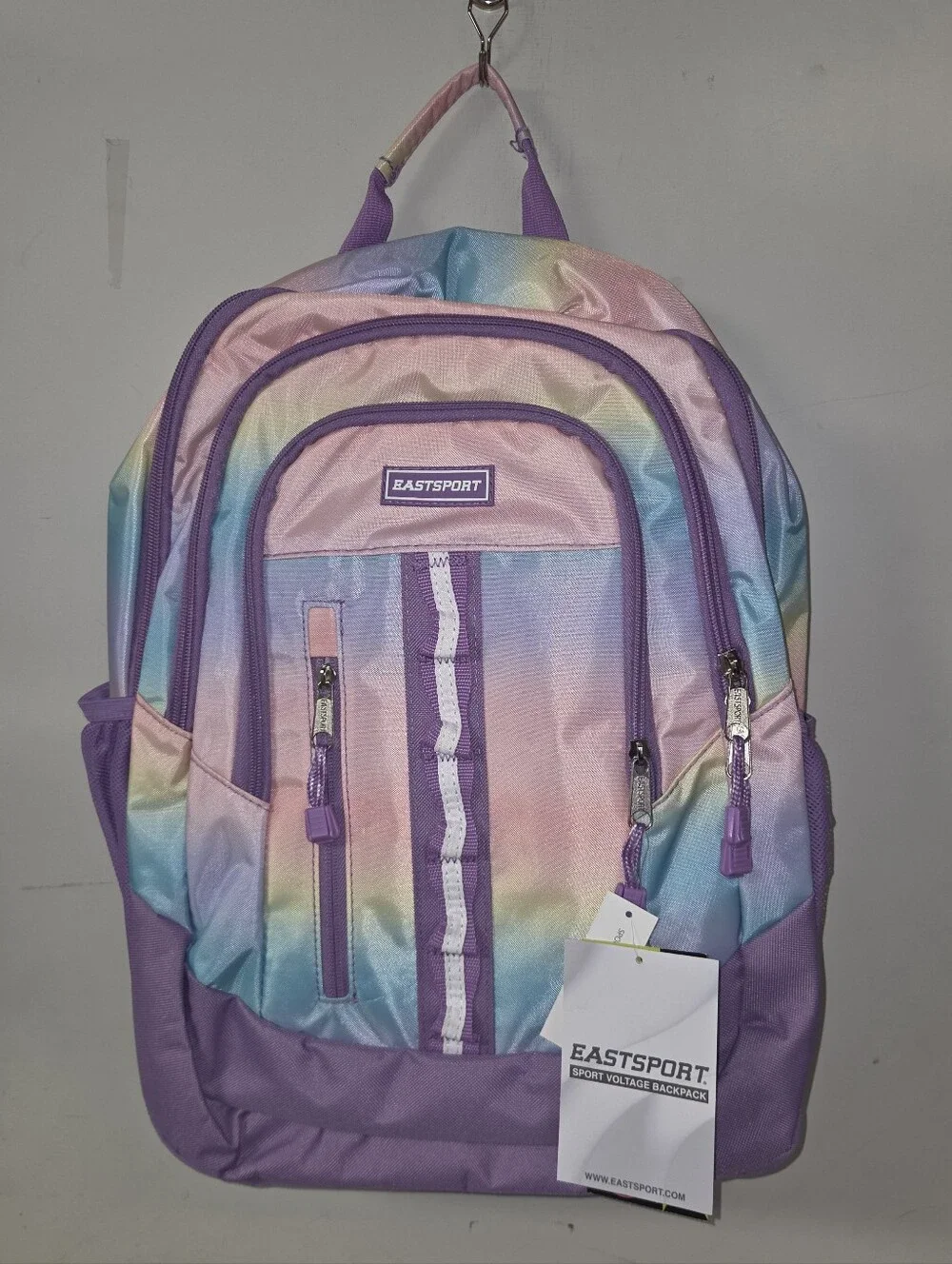 EASTSPORT Kids Rainbow Purple Pastel Backpack